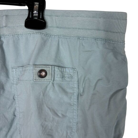 L.L. Bean Blue Bermuda Shorts Women's 1X Plus High Rise - Picture 6 of 7